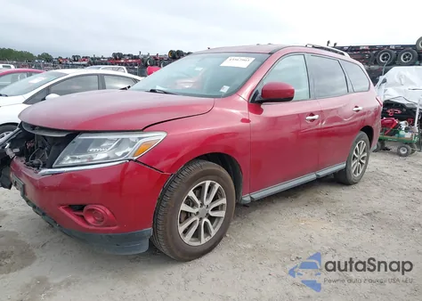 2016 Nissan Pathfinder Platinum/S/Sl/Sv z USA, uszkodzony, nr VIN 5N1AR2MM6GC656100
